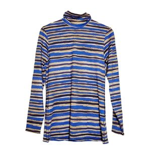 L Blue UNIQLO Marni Heattech Turtleneck Longsleeve shirt Womens Large